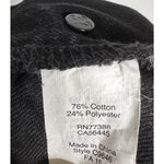 Madewell Vintage Criss Cross Skinny Overalls Denim Women's Black Size XS Photo 6