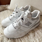 New Balance 550 White Gray Sneakers Size 6.5 Photo 0