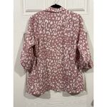 Andree by Unit Andrée‎ by Unit Blazer S Open Pink Leopard Print Jacket Photo 4