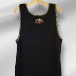 Christopher & Banks  Embroidered Cherries Black Dress Photo 3