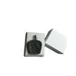 Brushed silver cross pendant medieval style pendant Silver Photo 3