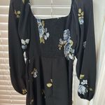 Forever 21 Black dress with floral accents Photo 6