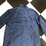 Vintage Aqua Skeen Long Lightweight Parka Raincoat Navy Blue size Petite Medium Photo 4