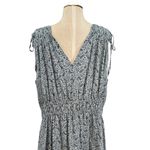 Madewell Plus Sophia Smocked Midi Dress Florentine Floral Blue Gray Plus Size 3X Photo 10