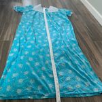 Blue Floral Nightgown Pajamas Dress Multiple Size XXL Photo 5