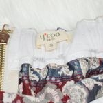 Y’COO PARIS | Floral Mini Skirt Flowers Size Small Red Photo 2