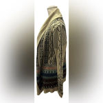 Staring At Stars  Beige Geometric Knit Open Front Cardigan | Women's S Photo 5