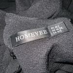 NWT Homeyee Black Knit 3/4 Sleeve Fit & Flare Conservative Dress Pockets XL … Photo 8