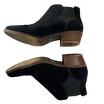 Lucky Brand | US 6.5 | Bellamy Suede Leather Block Heel Pull-On Ankle Bootie Photo 2