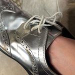 Cole Haan  Limited Edition Lunargrand Wingtip Metallic Silver Oxford Shoes Photo 11