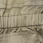 Rebecca Taylor  Utility Sateen Jumpsuit, Long Sleeves Olive Green Size 12 NWT Photo 5