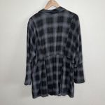 Torrid womens Plus Size Fit And Flare Babydoll Plaid Button-Front Top 3X Photo 7