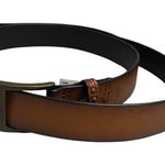 Dockers Women’s Brown Genuine Leather Belt Size Large 38-40 See Description Photo 0