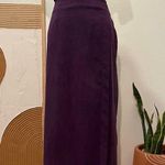 None Vintage 90s Genre Sport Purple Soft Comfy Wrap Maxi Skirt Medium Photo 0