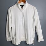 French Laundry Women’s 1/4 Zip Pullover - White - Large Photo 1