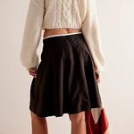 Free People NWOT  We The Free Suiting Pleated Mini Skirt Photo 1