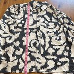 The wolf Gang Black and White Women's Button Down Shirt Size L Photo 8