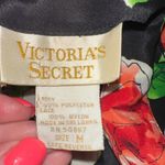 Victoria's Secret Vintage  Gold Label black Floral Lace Trim Chemise‎ Slip size M Photo 2