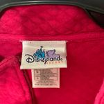 Disney Pink Disneyland Resort quilted shirt with embroidered Mickey and Minnie Mouse. Photo 3