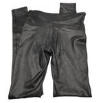 Spanx Faux Leather Leggings Women’s Size Small Black Power Waistband Style 2437 Photo 4