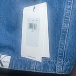 Calvin Klein Jeans  Blue Denim Sleeveless Cropped Bustier Top Size L Photo 4