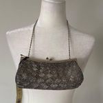 Kate Landry  Silver Sequin Clutch Purse Handbag Shoulder Elegant Photo 6