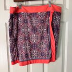 Soho Apparel RG Apparel Skort Coral Print Stretch Athletic Golf Casual XL Photo 7
