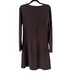Horny Toad  Dark Gray Tencel Long Sleeve Knee Length Athletic Dress Size Medium Photo 1