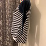DNA  Navy Blue and White Stripe Top Photo 1