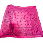 None 2 Pack - Pink Bandanas, 100% Cotton, 19" Square Photo 3