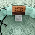 NWT C.C. Mint Green Straw Panama Hat with Braided Band Photo 6