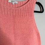 Madewell  Sunsetter Knit Sweater Tank in Coral Pink Photo 2