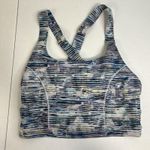 Lululemon 6 Sports Bra Pure Practice Blurry Belle Sea Mist Luxtreme Med Support Photo 3