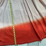 Free People Pink Orange Ombré Dip Dye Short Sleeve Slouchy Maxi Dress Medium Photo 8