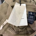 7 For All Mankind 7FAMK Brown Faux Suede Print Skinny Pants NEW 26 Photo 3