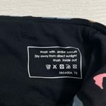 Sweaty Betty  Power Workout 7/8 Leggings Black Pink Blue Abstract Sz SMALL‎ Photo 4