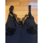 ZARA NWT  LACE MIDI SLIP DRESS black size large Photo 1
