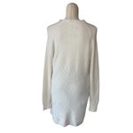 Abercrombie & Fitch NWOT Mock Neck Sweater Knit Dress L Large White Photo 4