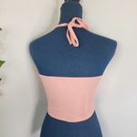Isaac Morris USA Halter Crop Top Nwot Pink Size M Photo 2