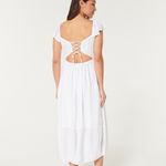Hollister White Midi Dress Photo 1