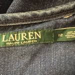 Ralph Lauren Lauren  denim bell-sleeve shift dress Photo 3