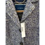J.Crew Nalya Italian Tweed Button Front Lady Coat Purple Size 2 Photo 14