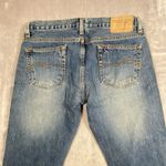 American Eagle Womens Original Boot Jeans Size 4 Distressed 90's Festival Rodeo Photo 2