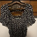 Maurice's  Black Dress with White Floral Pattern Photo 1