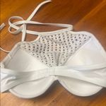 Shade & Shore  White Crochet Bikini Top Photo 3