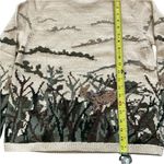 Ralph Lauren Vintage Lauren  hand knit camouflage forest deer sweater women’s MP Photo 3