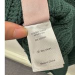 Peter Som  Asymmetric Cold Shoulder Sweater Green Size M Photo 4