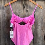 l*space L* Sierra Satin Shine Classic One Piece In Pink Size Small Photo 5