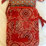 Vera Bradley Paprika Mini Hipster Crossbody Purse Bag Boho Floral Print Orange Photo 3