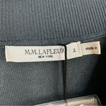 MM.LaFleur NEW M.M. LAFLEUR Mia Top in Deep Sea Womens Small Silk Jersey Short Sleeve Shirt Photo 4